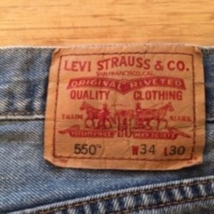 Vintage Levis 550 Jeans Relaxed Fit 34x30